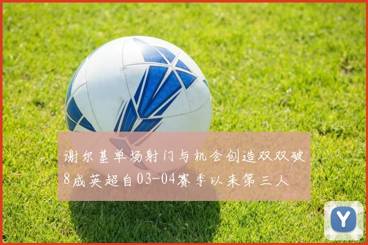 谢尔基单场射门与机会创造双双破8成英超自03-04赛季以来第三人